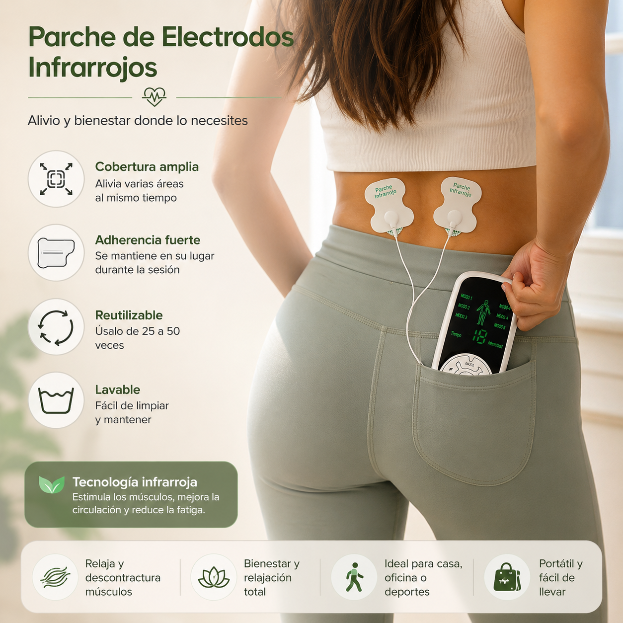 Masajeador EMS de Relajación Muscular