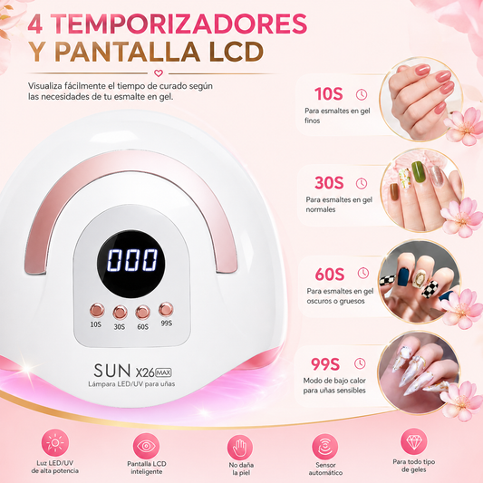 Lámpara UV LED Profesional  para Uñas