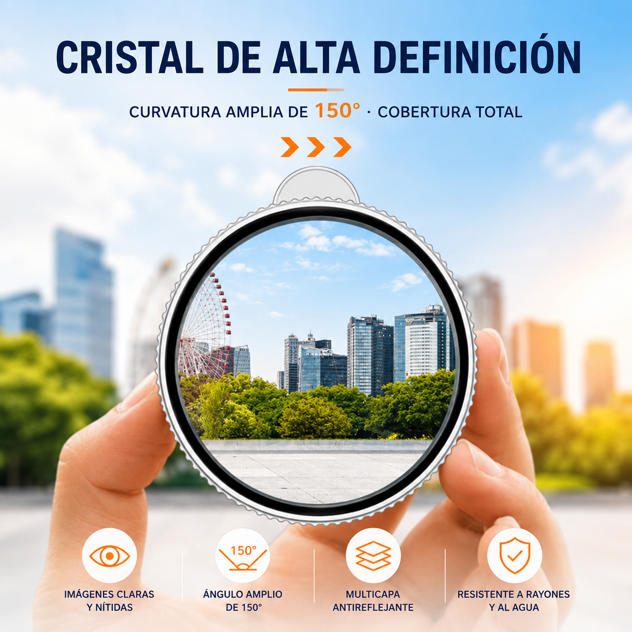 Espejos de Punto Ciego 360° HD para Coche – Máxima Visibilidad y Seguridad al Aparcar