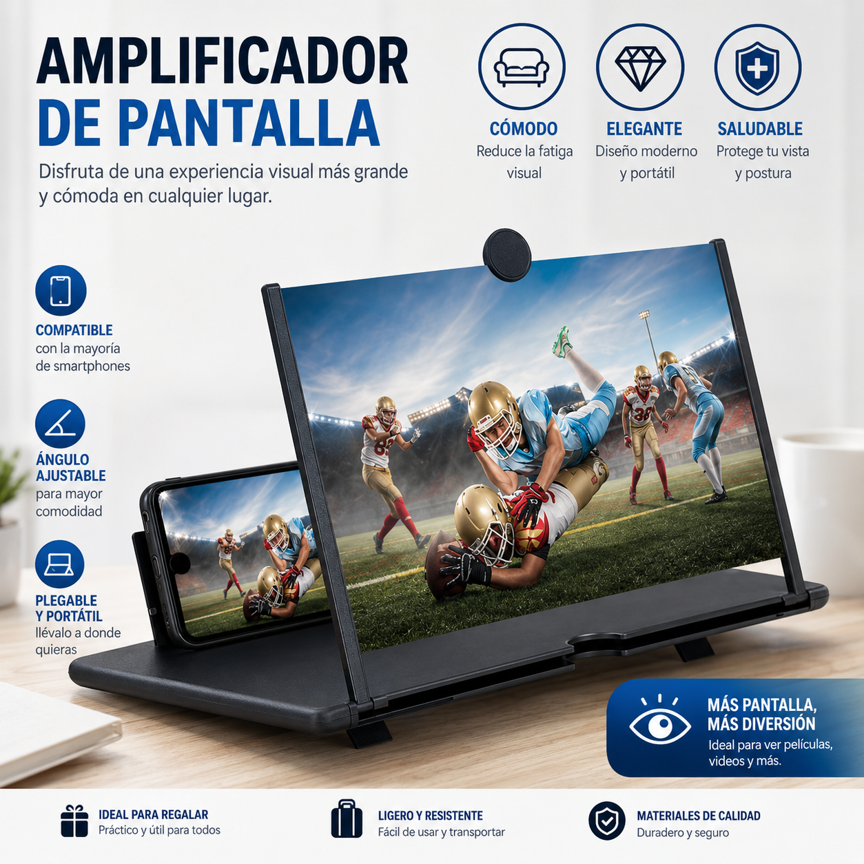 Amplificador de Pantalla HD para Móvil