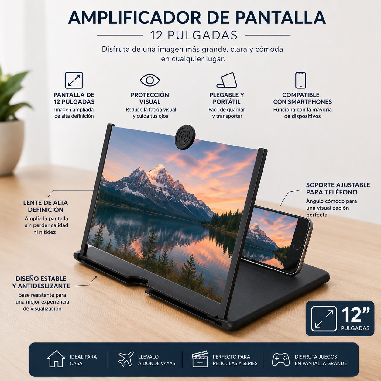 Amplificador de Pantalla HD para Móvil