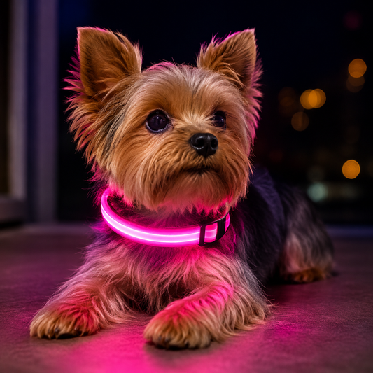 Collar Luminoso LED de Seguridad para Perros
