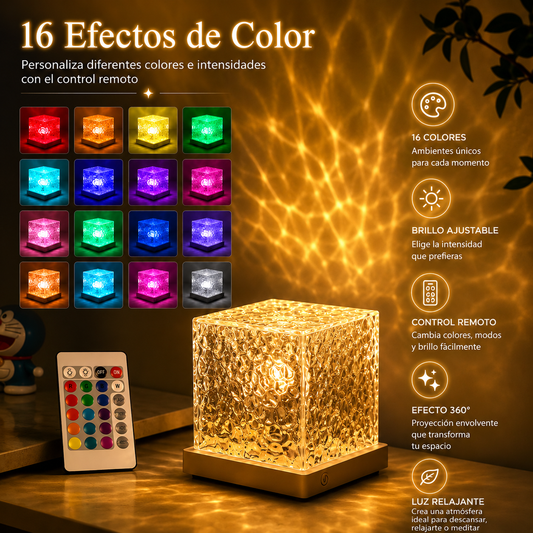 Proyector de Ondas de Agua RGB