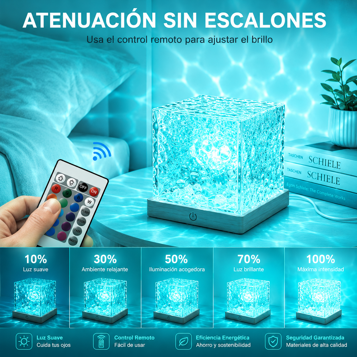 Proyector de Ondas de Agua RGB