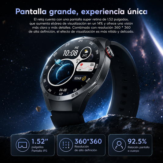 Watch 5 Max – Smartwatch AMOLED con GPS y Llamadas Bluetooth