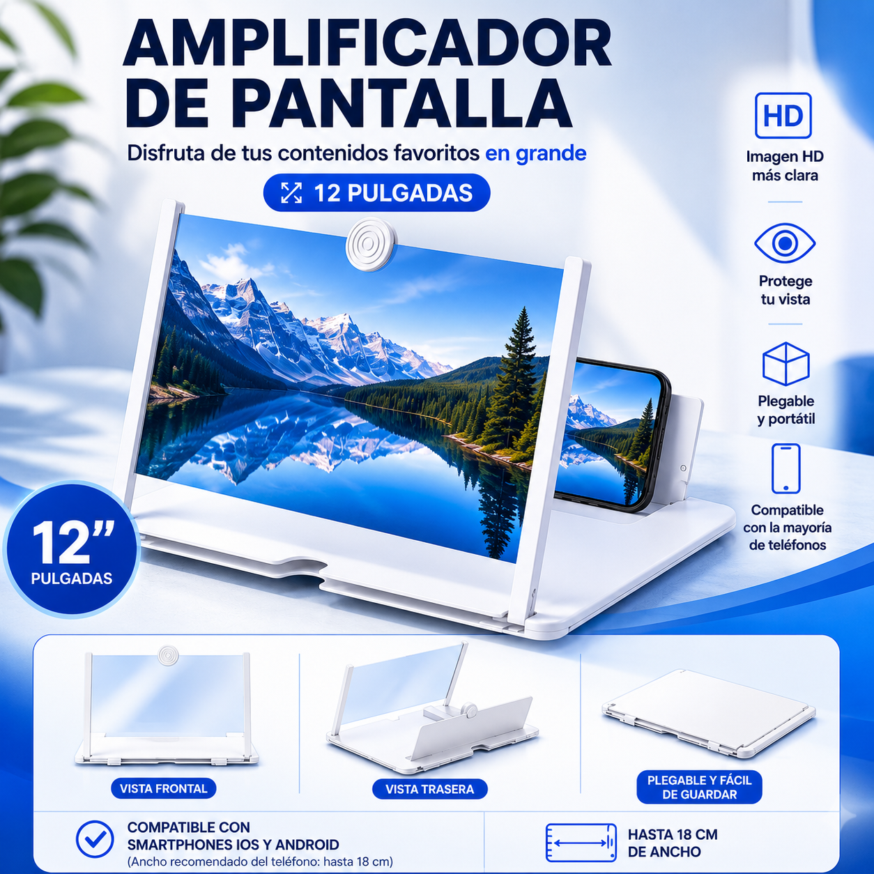 Amplificador de Pantalla HD 12"